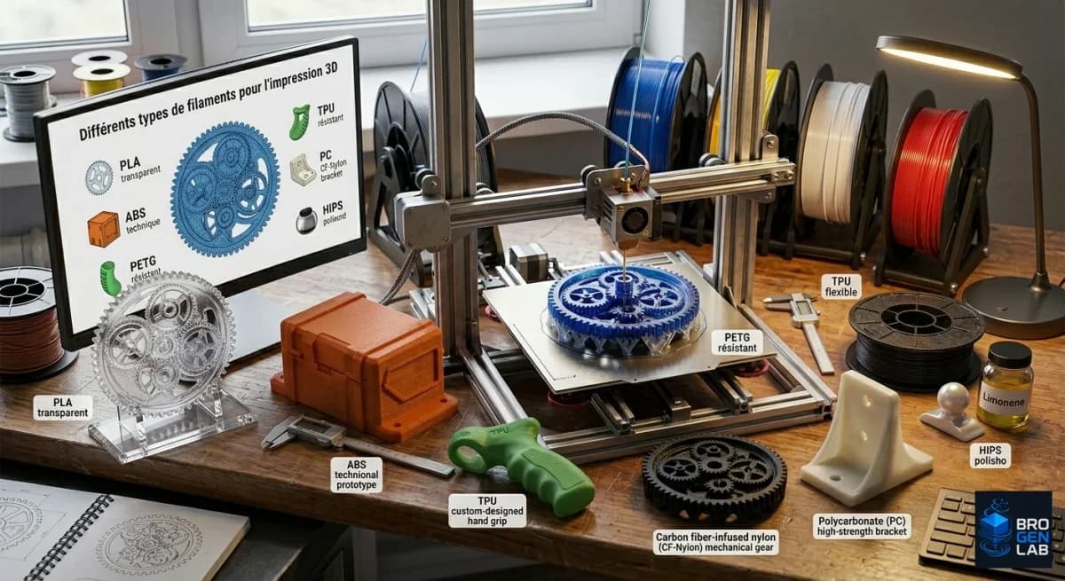 Quels matériaux choisir pour votre impression 3D ?