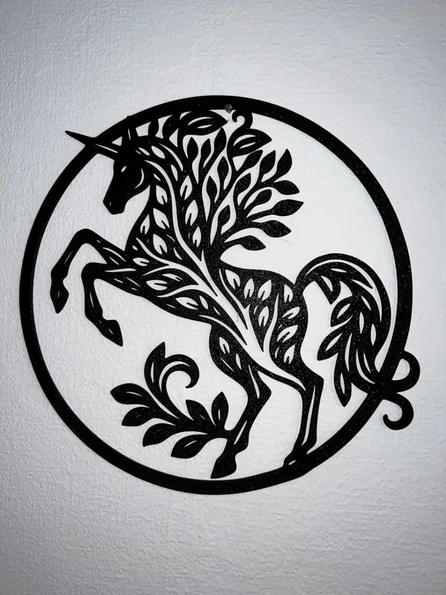 Décoration murale - Licorne des bois enchantés