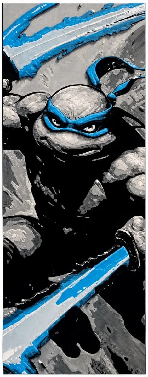 Marque page tortue Ninja : Leonardo