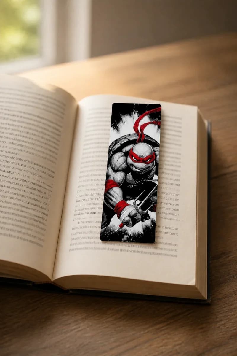 Marque page tortue Ninja : Raphael