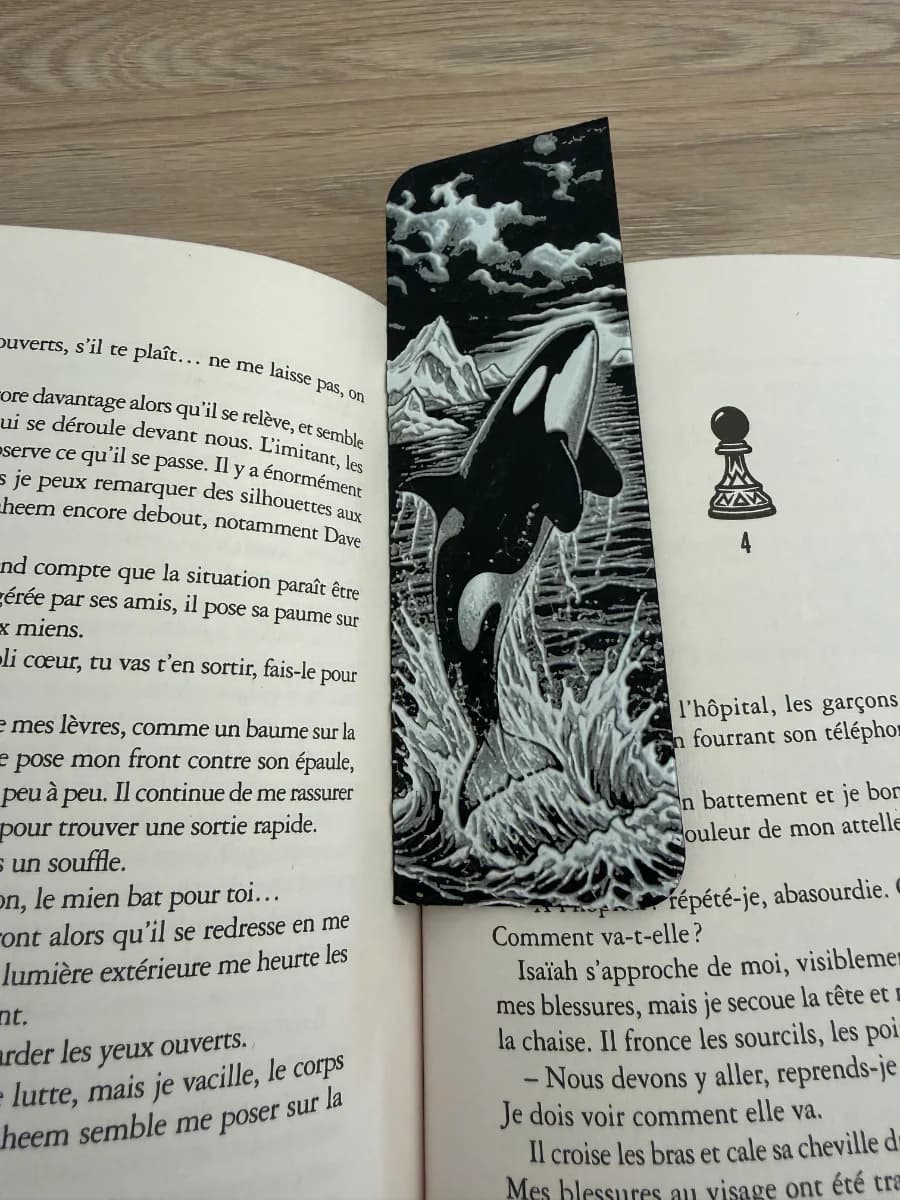 Marque page : L’orque et l’Océan