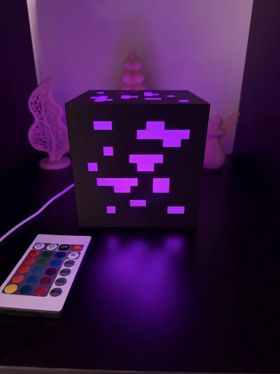 Lightbox cube Minecraft