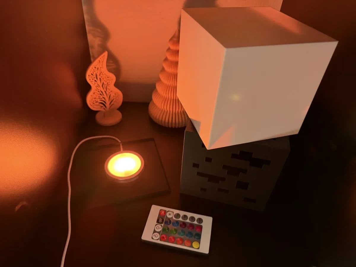Lightbox cube Minecraft