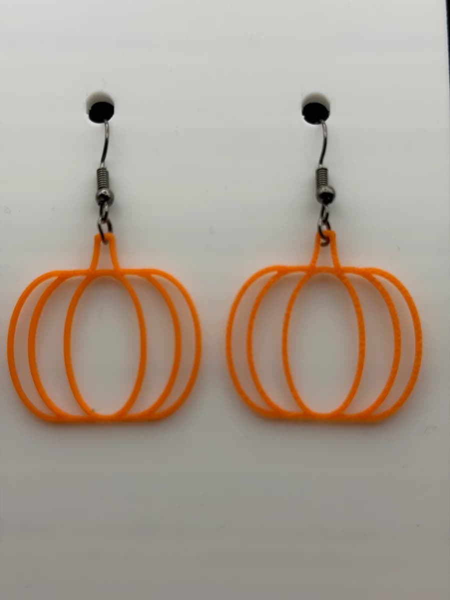 Boucles d'oreilles citrouilles